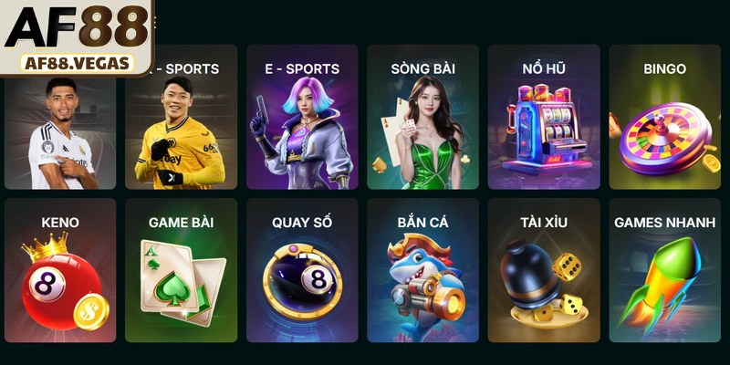 AF88 liên tục cập nhật game cá cược độc quyền, siêu thú vị