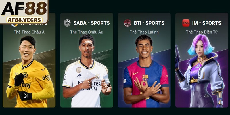 Thể thao cung cấp những sự kiện và thông tin mới nhất